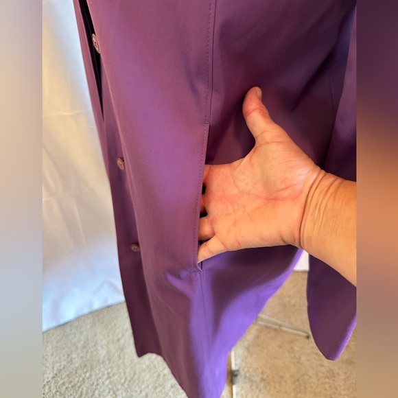 JONES NEW YORK pretty purple overcoat Size Large - Picture 5 of 11